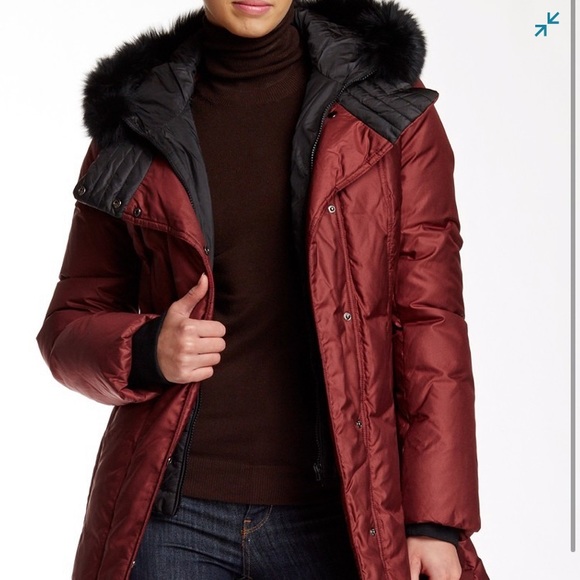 Soia & Kyo down coat puffer with detachable hood. - Picture 2 of 8